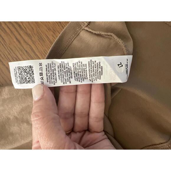 Topshop Women's Sleeveless Tan Tank Top - Size L - Picture 4 of 5